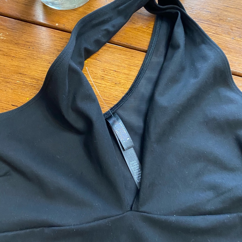 Sexy form fitting black dress NEW - Picture 2 of 3